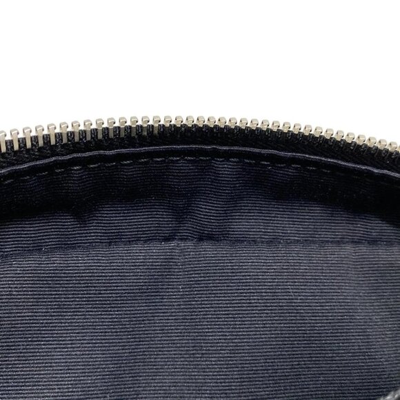 SAINT LAURENT PARIS Lou Camera Bag Cream Black Coated Canvas Leather 838-072125 - Picture 12 of 14